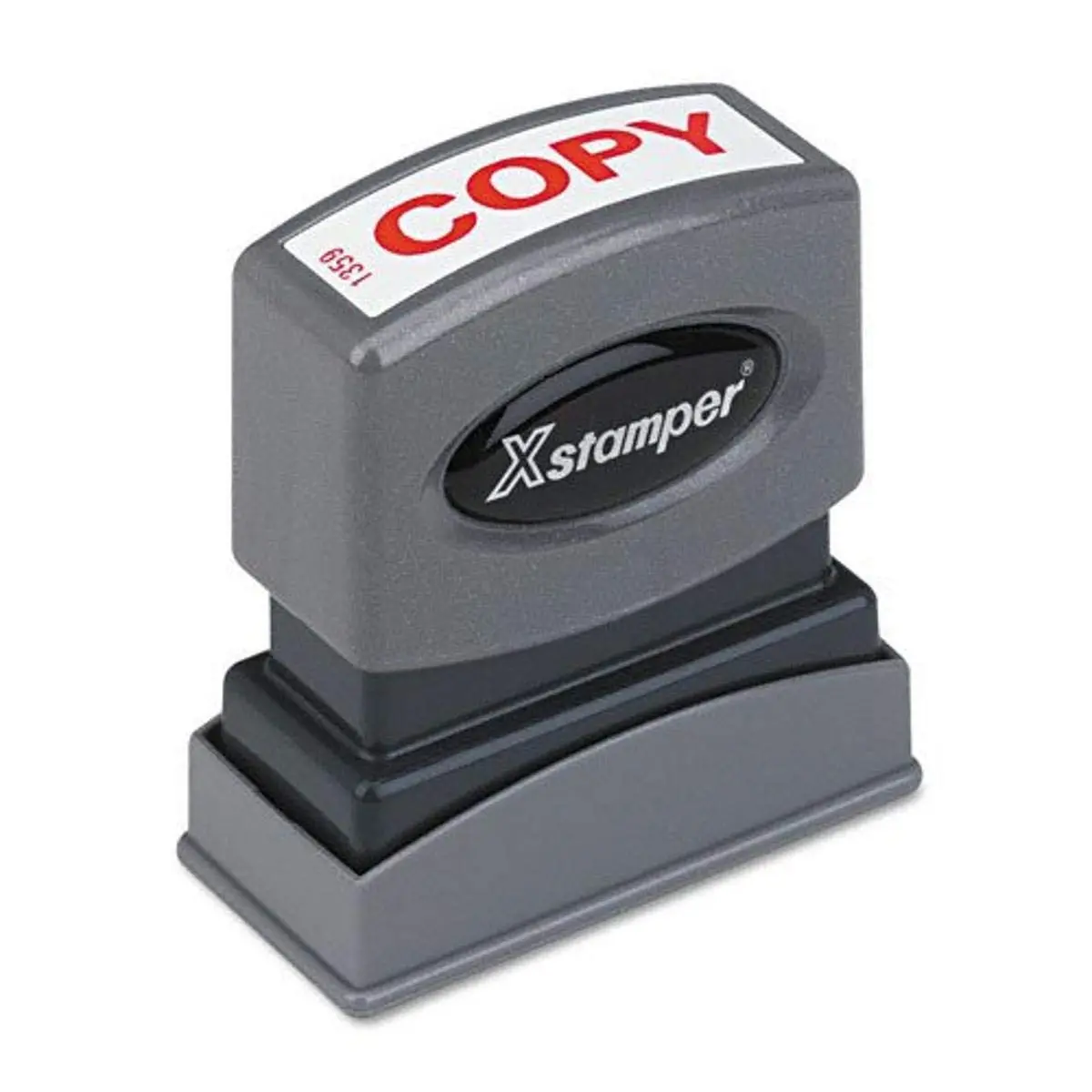 Xstamper One-Color Title Message Stamp, "Copy", Pre-Inked/Re-Inkable, Red (1359)