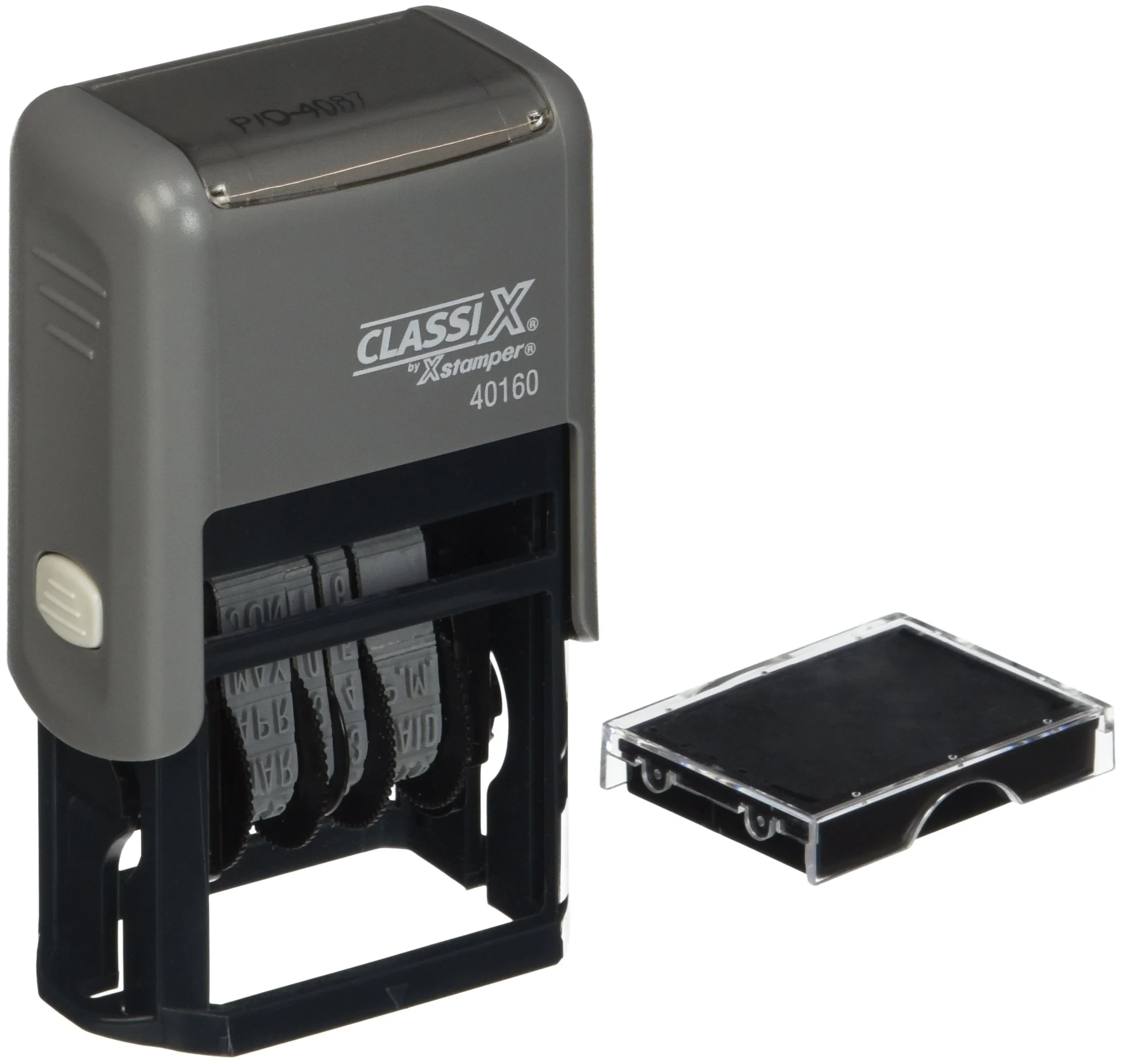 SHACHIHATA INC Self-Inking Line Dater, 4 Years, Black (XST40160)