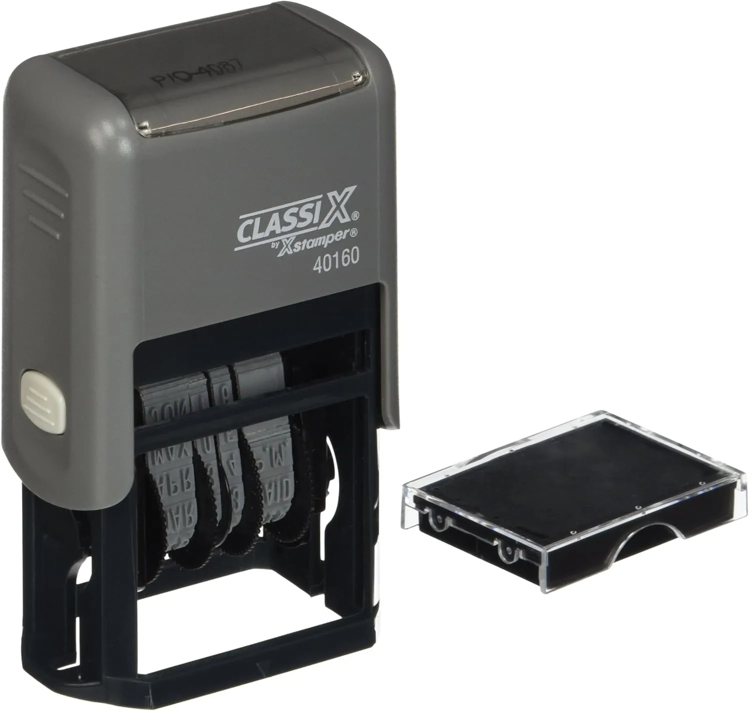 SHACHIHATA INC Self-Inking Line Dater, 4 Years, Black (XST40160)