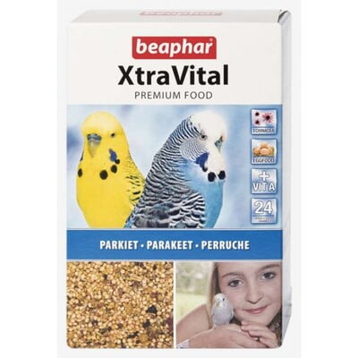 BEAPHAR XTRAVITAL PARAKEET FEED 500G BEAPHAR XTRAVITAL PARAKEET FEED 500G