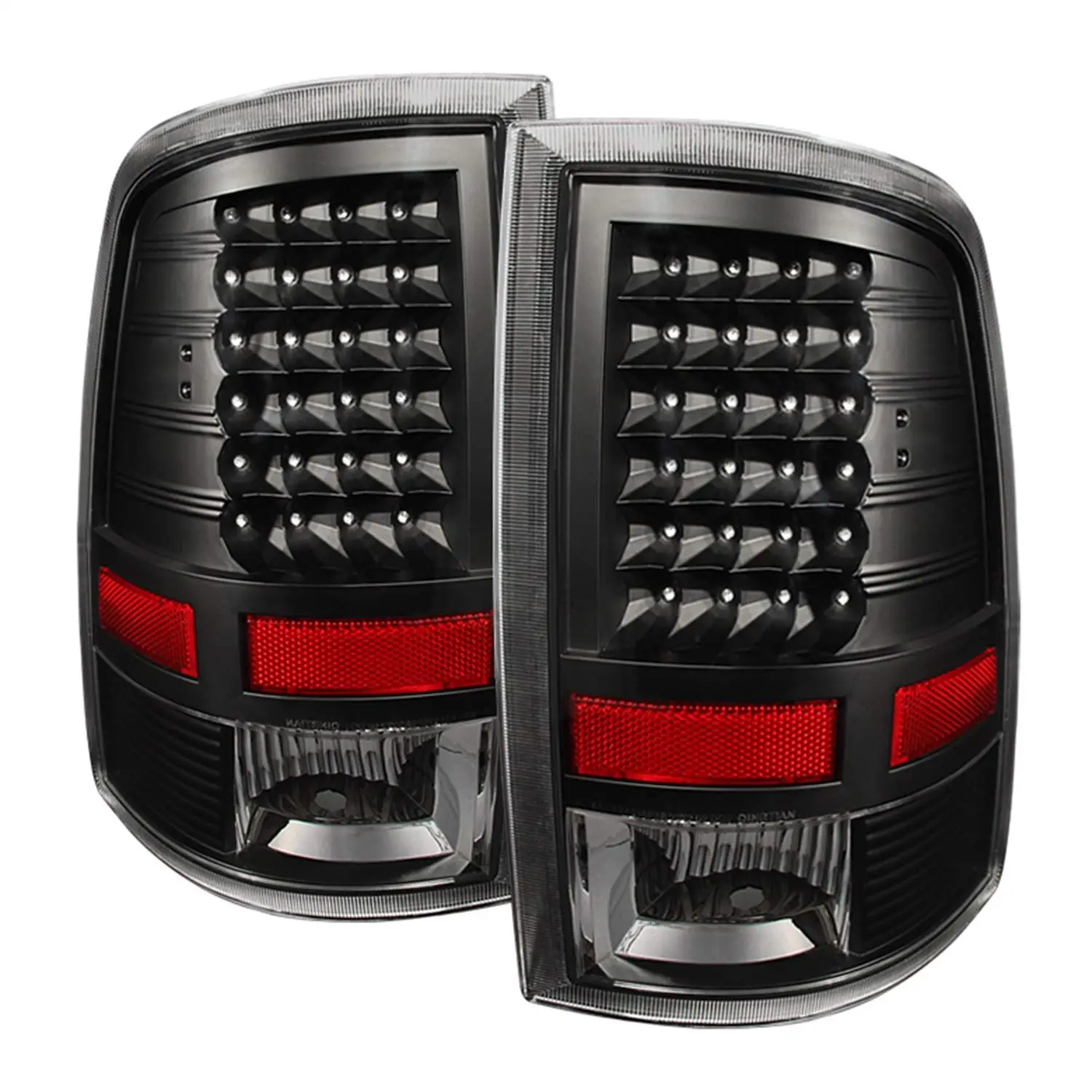 Auto 9025587 LED Tail Lights Black/Clear