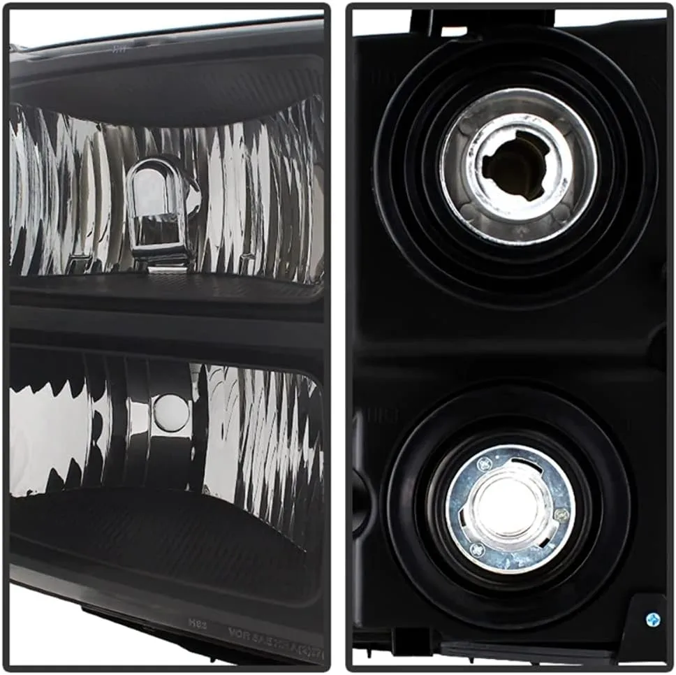 Xtune Spyder Headlight for GMC Sierra 07-13 - Black Crystal