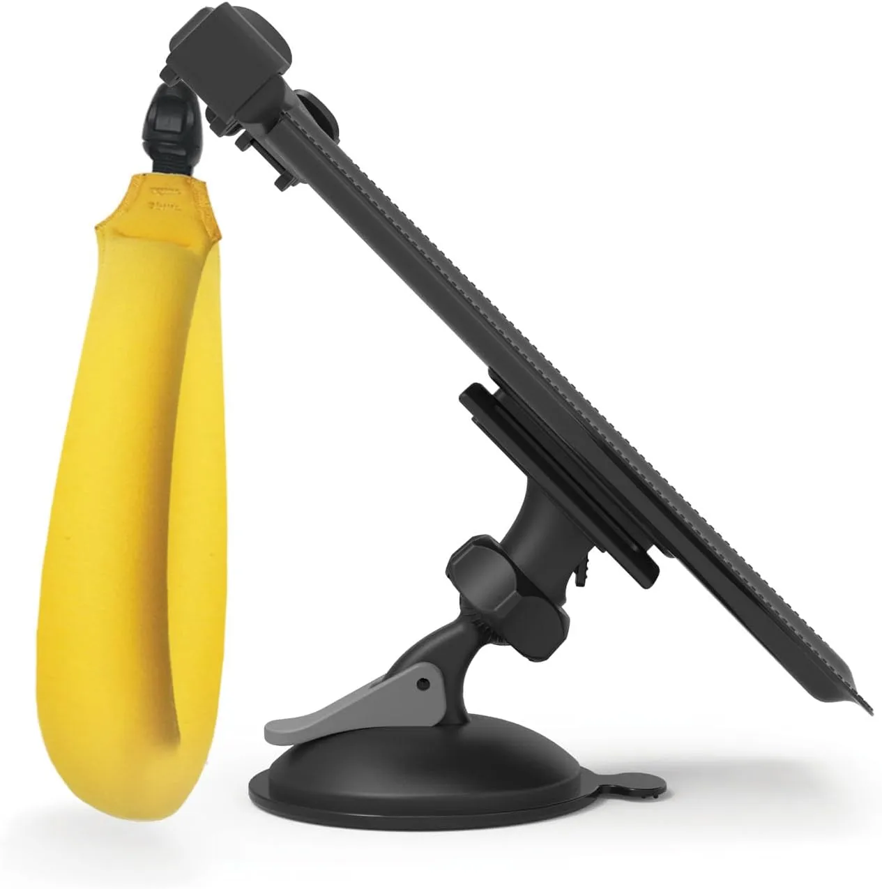 Griplox Waterproof Suction Cup Phone Mount w/ Tether & Pouch for Boats, Kayaks, Marine Use