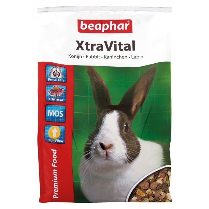 BEAPHAR XTRAVITAL RABBIT FEED 1KG BEAPHAR XTRAVITAL RABBIT FEED 1KG