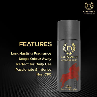 Denver Deo Rider Body Spray - 160ML | InnerMan