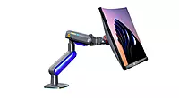 NB NORTH BAYOU G70 GAMING Monitor Stand ARM RGB DESK MOUNT - 22-inch up to 60-inch monitors