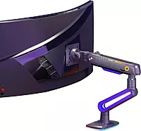 NB NORTH BAYOU G70 GAMING Monitor Stand ARM RGB DESK MOUNT - 22-inch up to 60-inch monitors