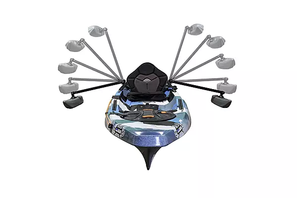 YakGear Kayak & Canoe Outriggers (Generation 2), One Size