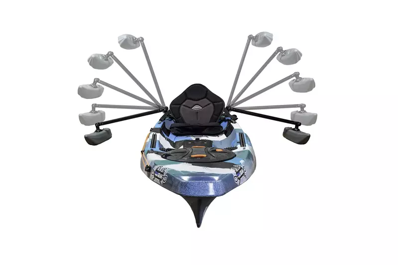 YakGear Kayak & Canoe Outriggers (Generation 2), One Size