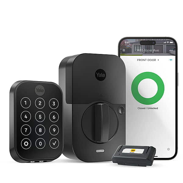 Yale Assure Lock 2 with Wi-Fi, Black Touchscreen Smart Lock for Front Door or Back, Electr