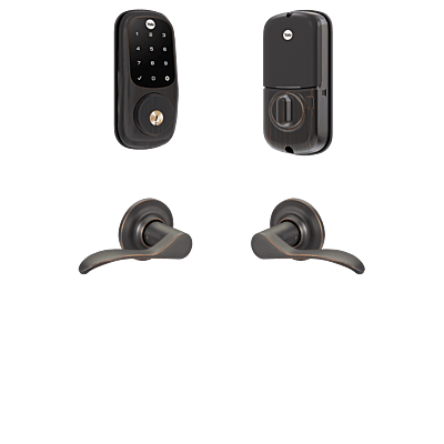 Yale Assure Lock Z-Wave Touchscreen Smart Lock with Norwood Lever Yale Assure Lock Z-Wave Touchscreen Smart Lock with Norwood Lever