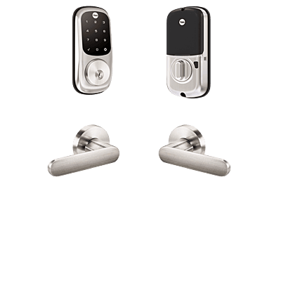 Yale Assure Lock Z-Wave Touchscreen Smart Lock with Kincaid Lever Yale Assure Lock Z-Wave Touchscreen Smart Lock with Kincaid Lever