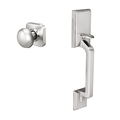 Yale Rainier Passage Handleset with Cambridge Knob (Non-Locking) Yale Rainier Passage Handleset with Cambridge Knob (Non-Locking)