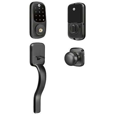 Yale Assure Lock Z-Wave Touchscreen with Ridgefield Handleset