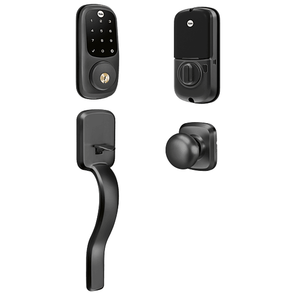 Yale Assure Lock Z-Wave Touchscreen with Ridgefield Handleset