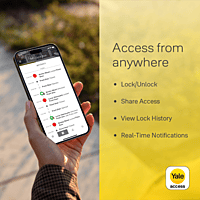 Yale Approach Retrofit Smart Lock, Wi-Fi Yale Approach Retrofit Smart Lock, Wi-Fi