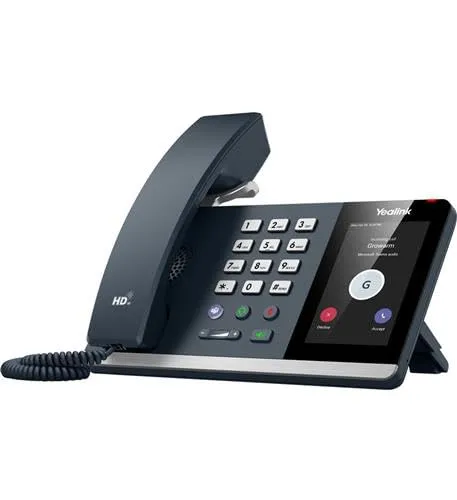 Yealink MP54-TEAMS-E2 - PoE - Android 13-4 inch (480 x 800) capacitive Touch Screen - Power Adapter NOT Included
