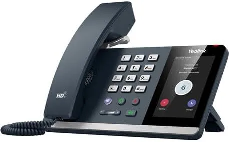 Yealink MP54-TEAMS-E2 - PoE - Android 13-4 inch (480 x 800) capacitive Touch Screen - Power Adapter NOT Included