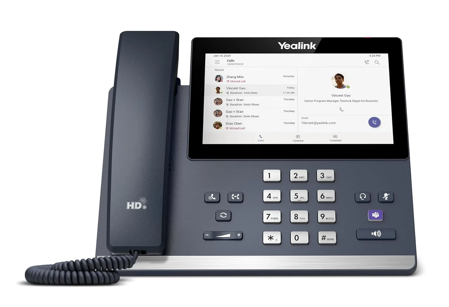 Yealink MP56-TEAMS-E2 - PoE - Android 13 OS - 7 inch (1024 x 8600) capacitive Touch Screen - Power Adapter NOT Included