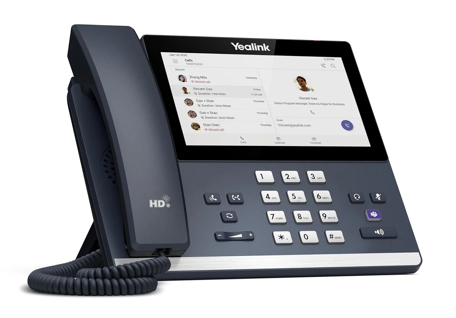 Yealink MP56-TEAMS-E2 - PoE - Android 13 OS - 7 inch (1024 x 8600) capacitive Touch Screen - Power Adapter NOT Included