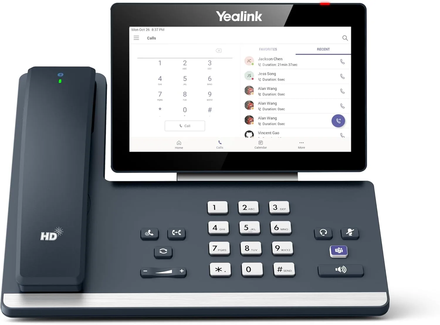 Yealink MP58-WH-TEAMS-E2 VoIP Phone 7 inch Capacitive Touch Android 13 PoE