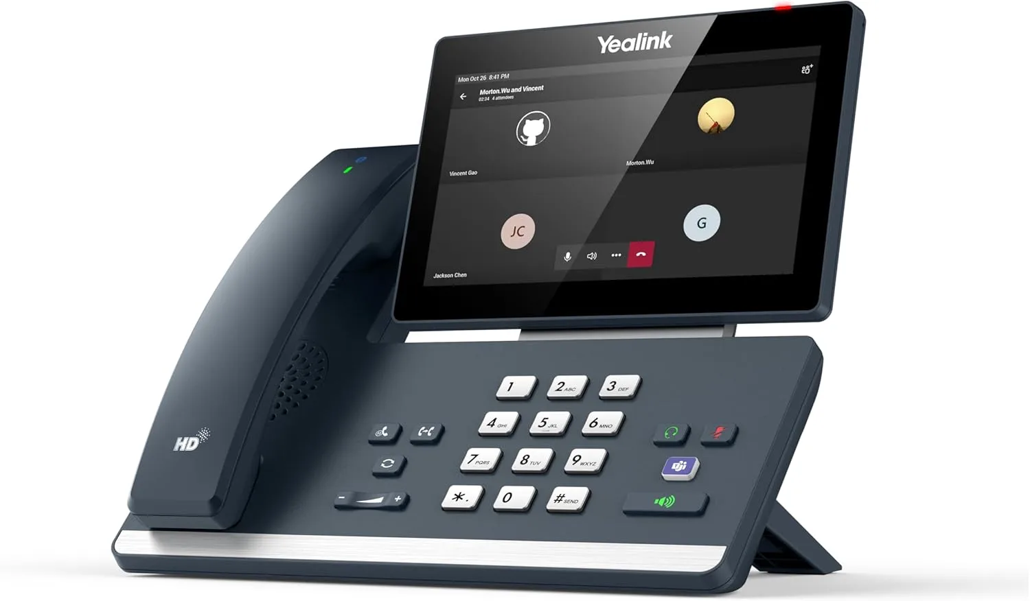 Yealink MP58-WH-TEAMS-E2 VoIP Phone 7 inch Capacitive Touch Android 13 PoE