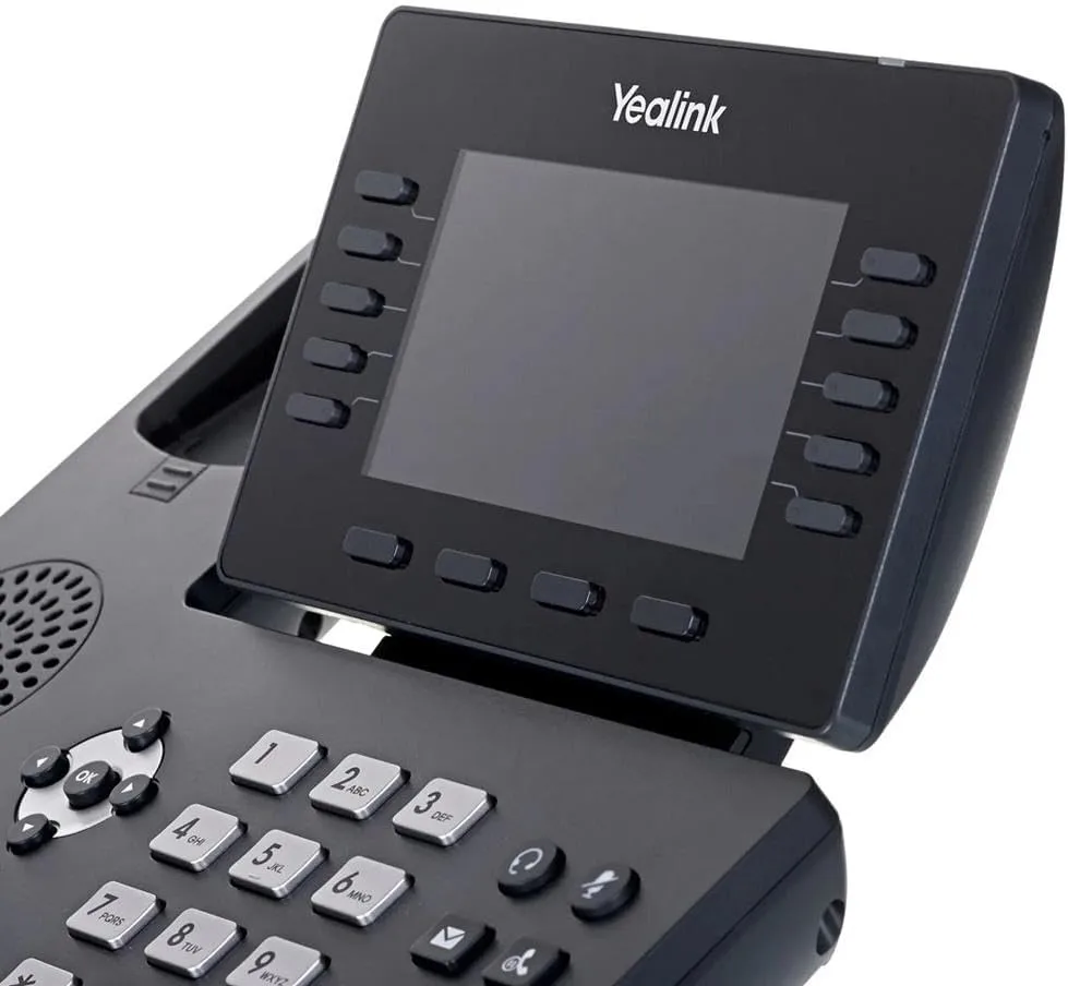 Yealink T54W IP Phone, 16 VoIP Accounts. 4.3-Inch Color Display. 802.11ac Wi-Fi, 802.3af PoE, Power Adapter Not Included (SIP-T54W)