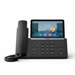 Yealink SIP-T77U – 1301011 - Wi-Fi IP Phone - 16 SIP Accounts - 7-inch Color Touch Screen LCD Display - Dual-Port Gigabit Ethernet, PoE, Power Adapter Not Included