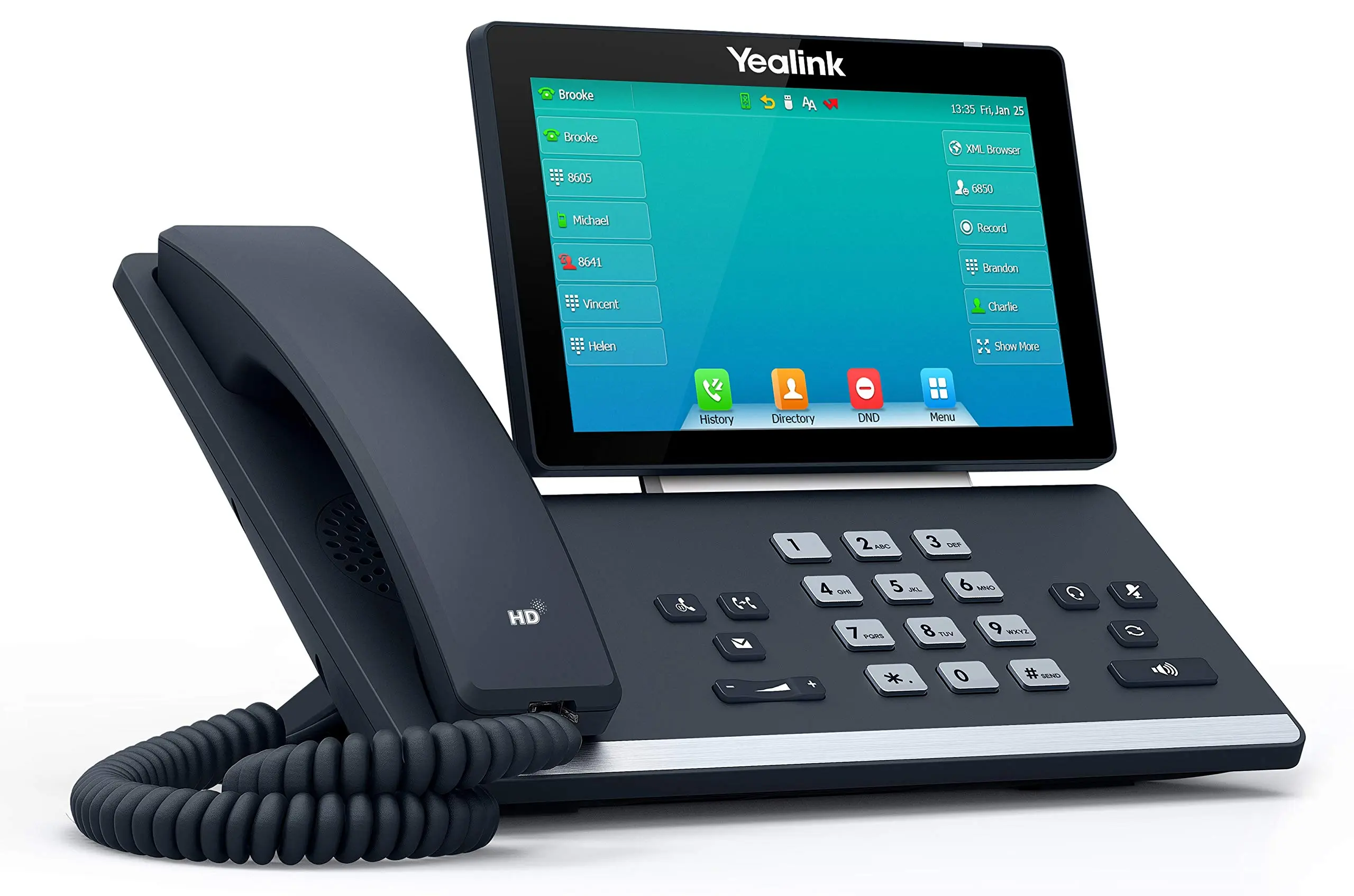 Yealink T57W SIP-T57W IP Phone - 7 inch Touchscreen, 16 SIP Accounts