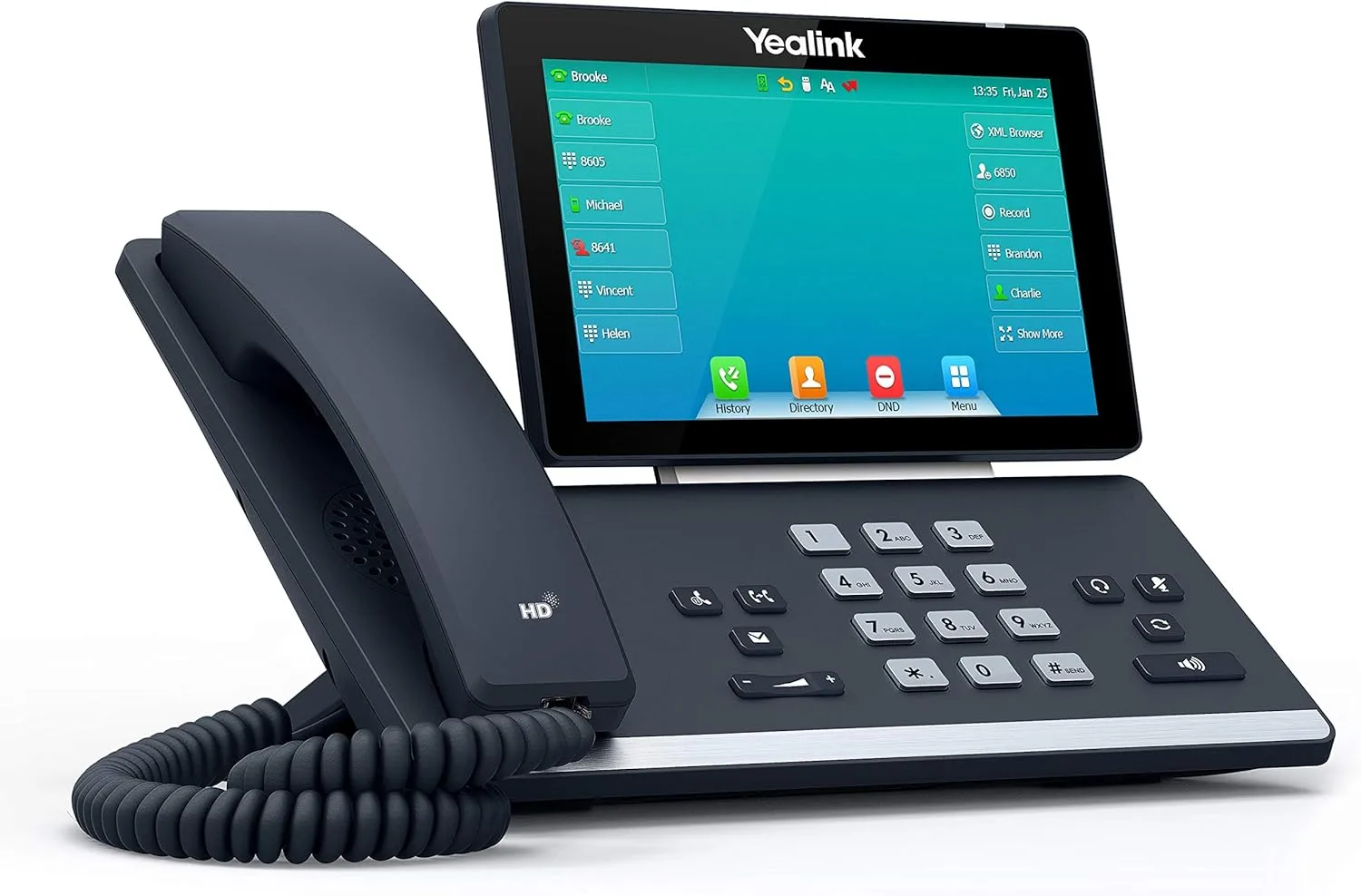 Yealink T57W SIP-T57W IP Phone - 7 inch Touchscreen, 16 SIP Accounts