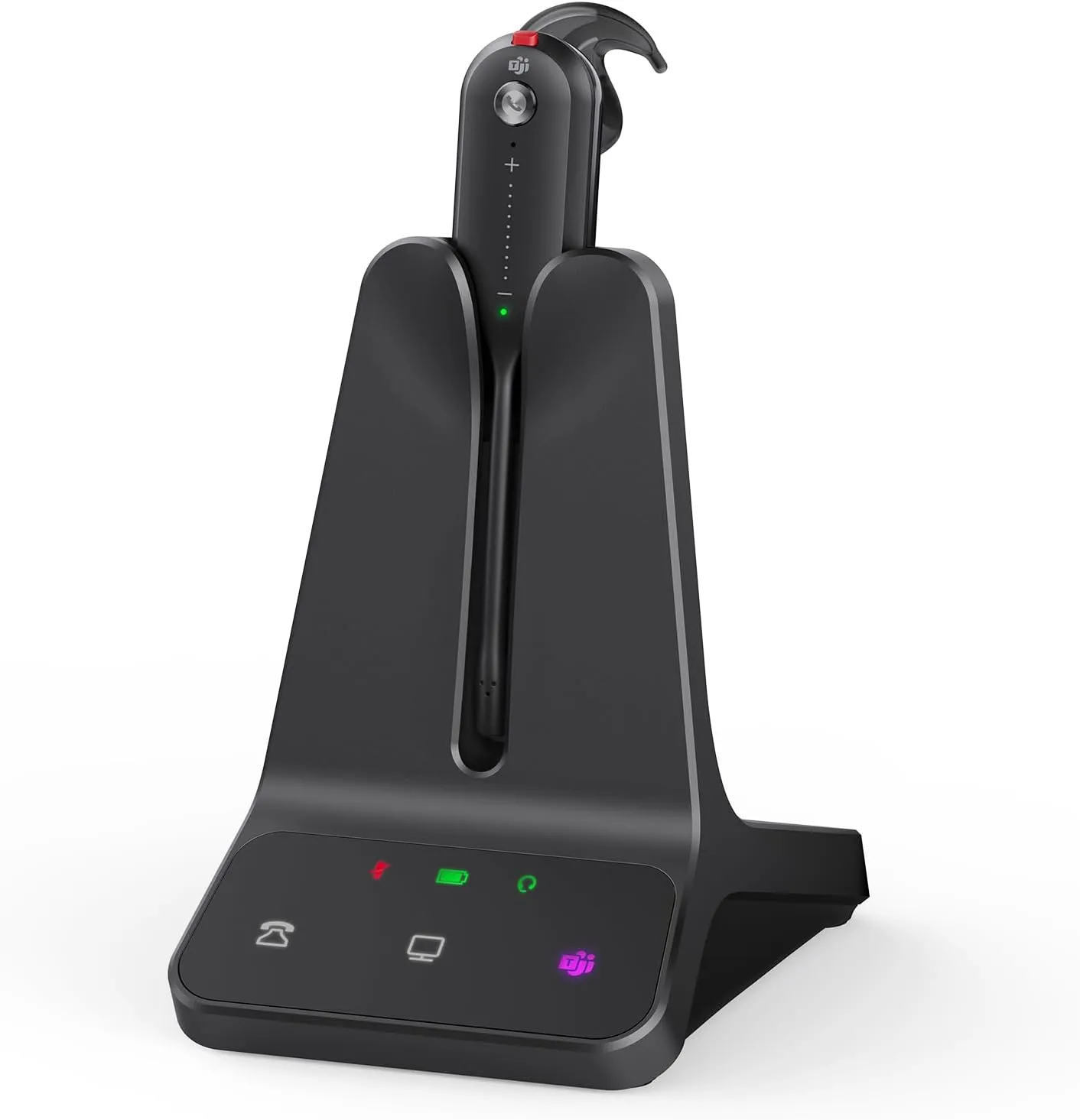 Yealink WH63 E2 DECT Wireless Headset – Teams Certified, Mono, Noise Cancelling, 607 ft Range