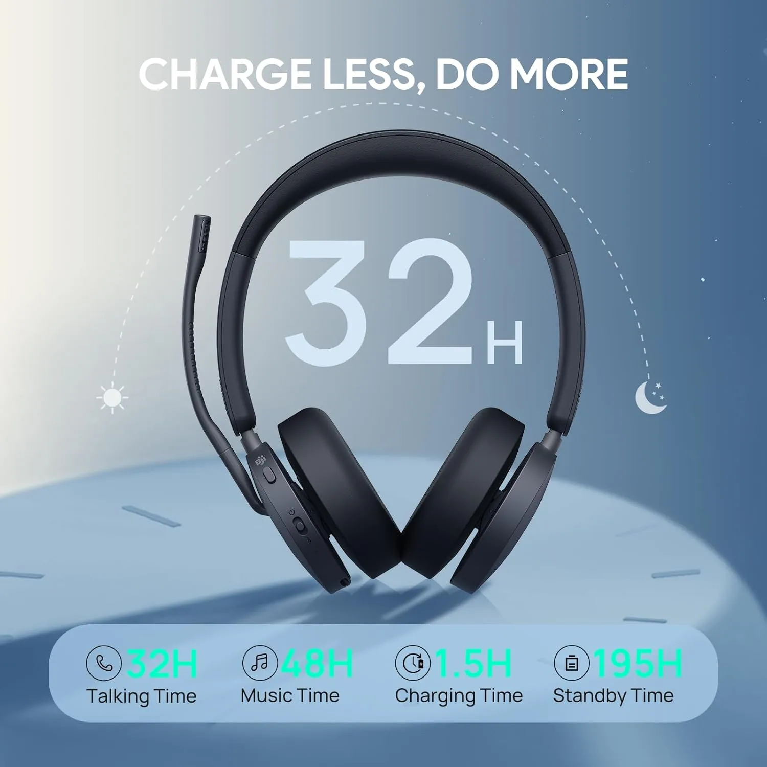 Yealink WH68 DECT & Bluetooth Wireless Headset