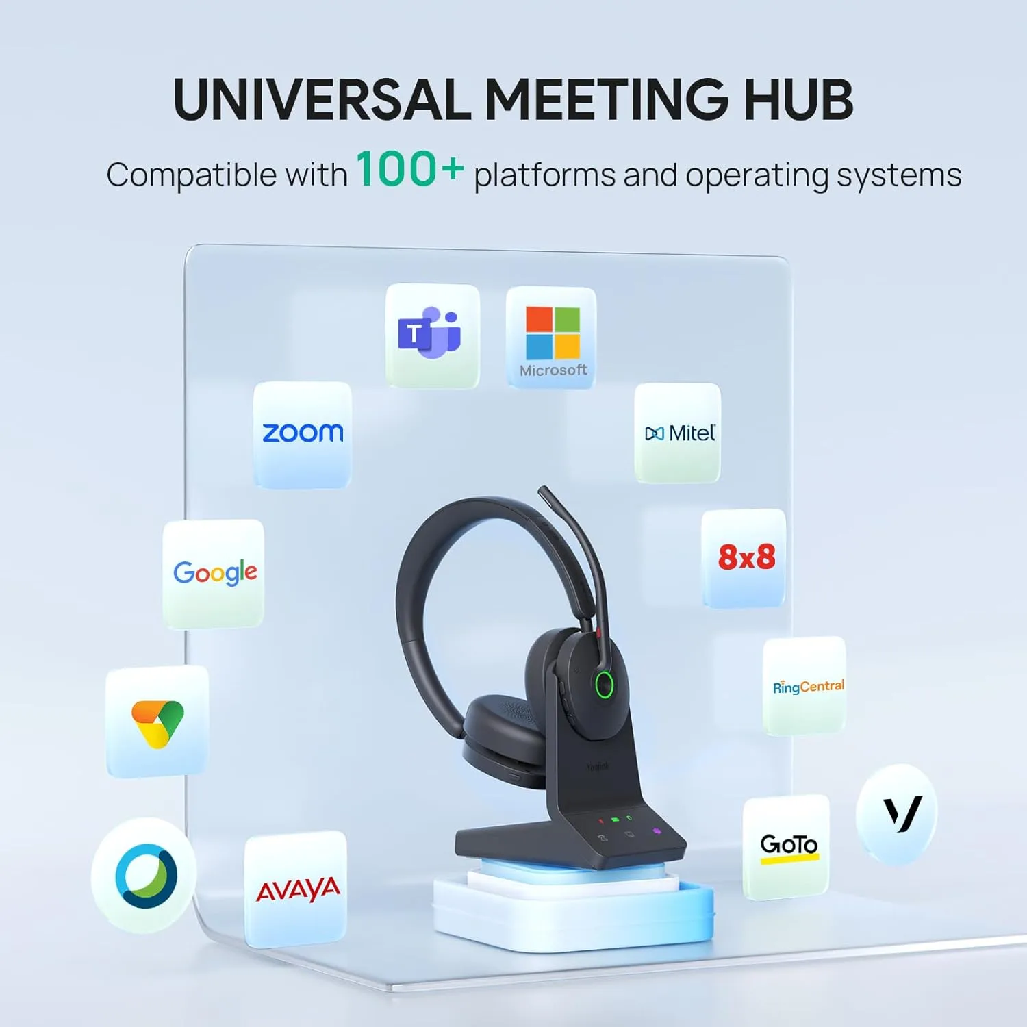 Yealink WH68 DECT & Bluetooth Wireless Headset