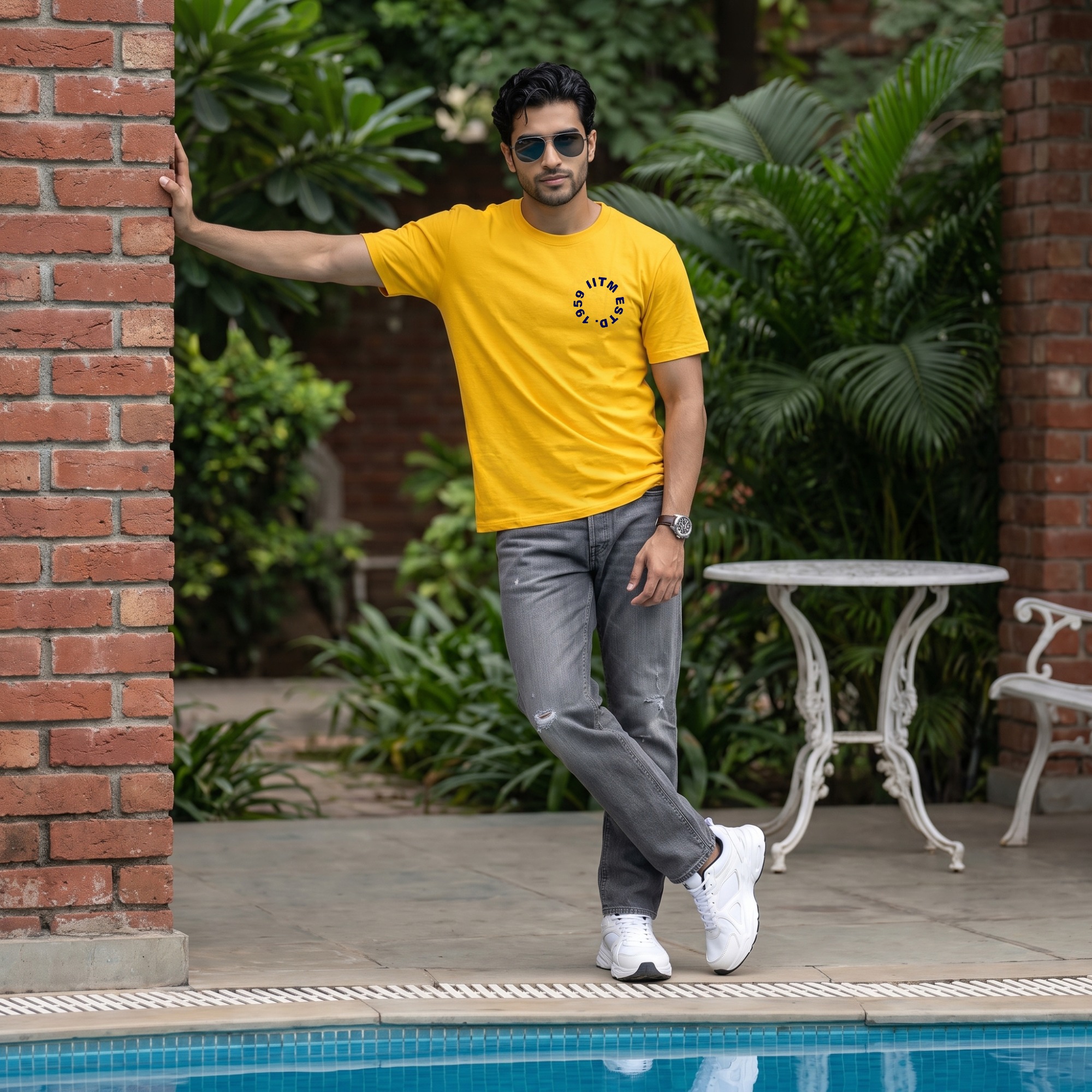 IITM Insti Cotton Tee - Yellow