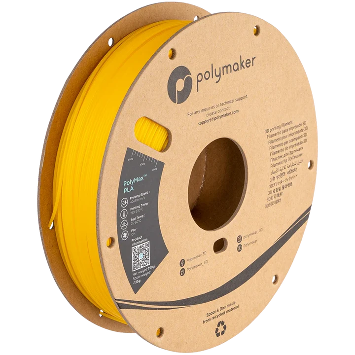 PolyMax PLA(1.75mm, 750g) Yellow