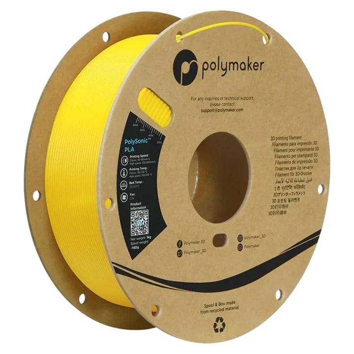    PolySonic™ PLA (1.75mm, 1000g) Yellow