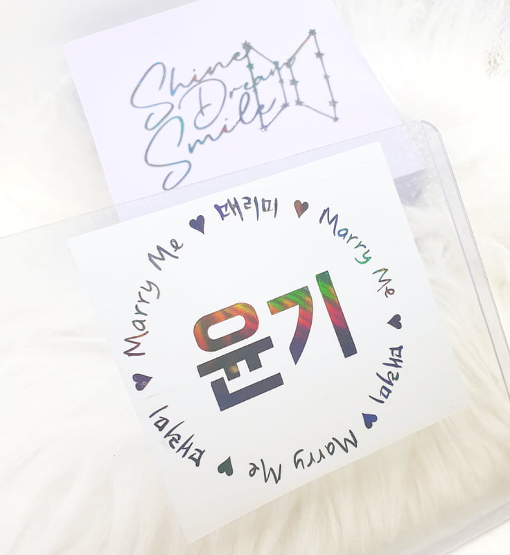 Yoongi Marry Me Decal