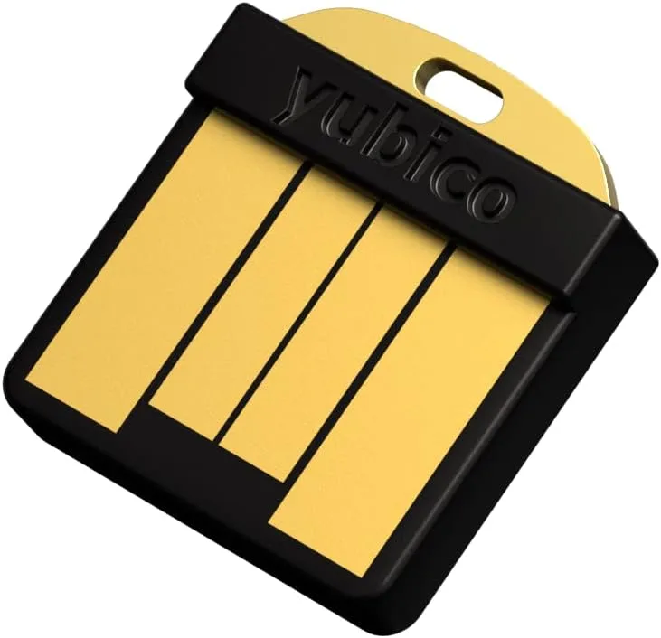 Yubico - YubiKey 5 Nano - Two-factor authentication (2FA) security key, connect via USB-A, compact size