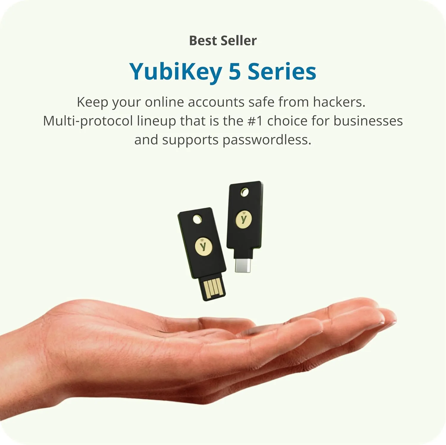 Yubico YubiKey 5 Series Hardware Security Key (USB)