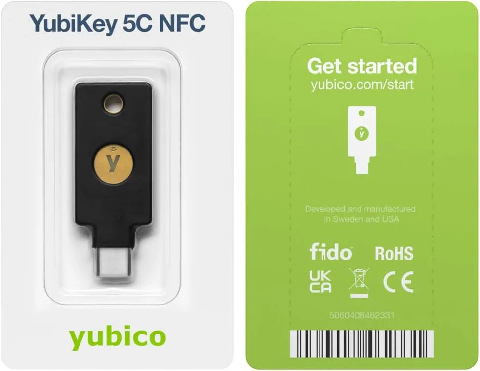 Yubico YubiKey 5 Series Hardware Security Key (USB)