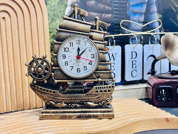 SAILBOAT DECORATIVE ALARM CLOCK