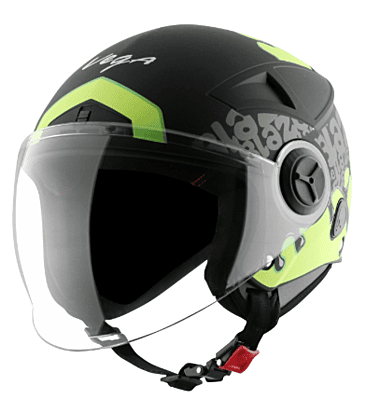 VEGA BLAZE DX BZ2 DULL BLACK NEON YELLOW C/V (L)