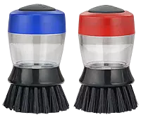 Kitchen Brush With Detergent Holder