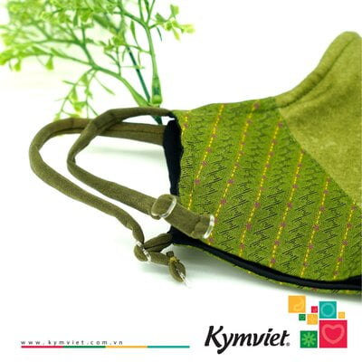Khẩu Trang Vải Cotton 2 Lớp KYMVIET Có Dây Đeo Điều Chỉnh Được, Kháng Khuẩn, Mềm Mịn Cho Da Khẩu Trang Vải Cotton 2 Lớp KYMVIET Có Dây Đeo Điều Chỉnh Được, Kháng Khuẩn, Mềm Mịn Cho Da