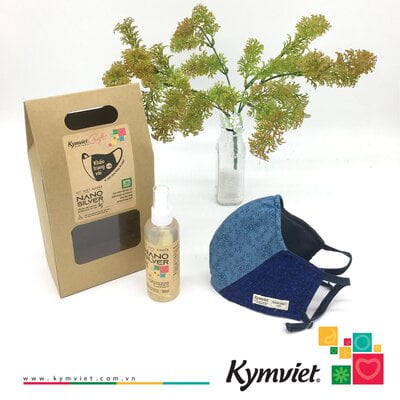 Khẩu Trang Vải Cotton 2 Lớp KYMVIET Có Dây Đeo Điều Chỉnh Được, Kháng Khuẩn, Mềm Mịn Cho Da Khẩu Trang Vải Cotton 2 Lớp KYMVIET Có Dây Đeo Điều Chỉnh Được, Kháng Khuẩn, Mềm Mịn Cho Da