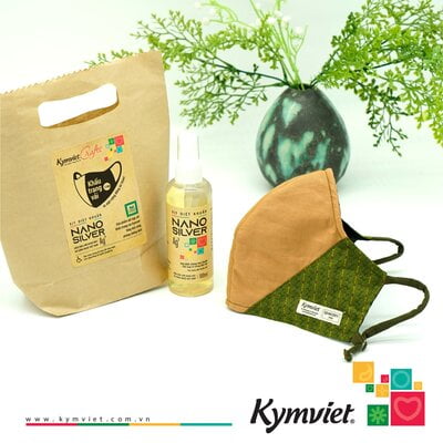 Khẩu Trang Vải Cotton 2 Lớp KYMVIET Có Dây Đeo Điều Chỉnh Được, Kháng Khuẩn, Mềm Mịn Cho Da Khẩu Trang Vải Cotton 2 Lớp KYMVIET Có Dây Đeo Điều Chỉnh Được, Kháng Khuẩn, Mềm Mịn Cho Da