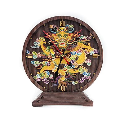 Đồng Hồ Gỗ Rồng Việt - 2024 Giáp Thìn (Để Bàn) Đồng Hồ Gỗ Rồng Việt - 2024 Giáp Thìn (Để Bàn)