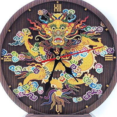 Đồng Hồ Gỗ Rồng Việt - 2024 Giáp Thìn (Để Bàn) Đồng Hồ Gỗ Rồng Việt - 2024 Giáp Thìn (Để Bàn)