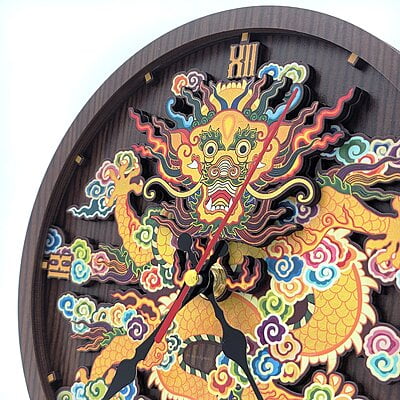 Đồng Hồ Gỗ Rồng Việt - 2024 Giáp Thìn (Để Bàn) Đồng Hồ Gỗ Rồng Việt - 2024 Giáp Thìn (Để Bàn)
