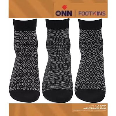 ONN Printed Ankle Length Socks for Men